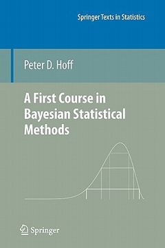 portada a first course in bayesian statistical methods (in English)
