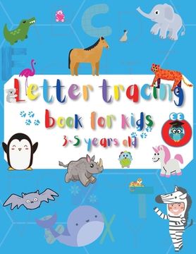 portada Letter tracing Book for Kids 3-5 years old: A-Z letter tracing. Workbook for Preschool, Kindergarten and Childs of age 3 to 5. Practice cursive alphab (en Inglés)