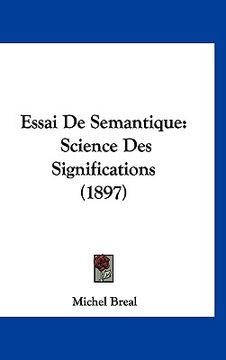 portada Essai De Semantique: Science Des Significations (1897) (in French)