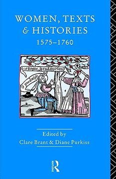 portada women, texts and histories 1575-1760 (en Inglés)