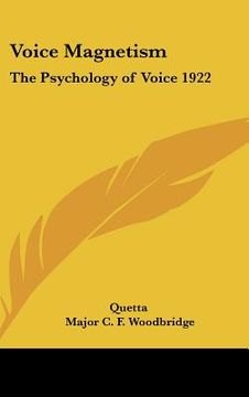portada voice magnetism: the psychology of voice 1922 (in English)