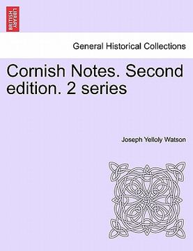 portada cornish notes. second edition. 2 series (en Inglés)