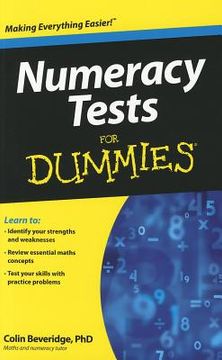 portada Numeracy Tests for Dummies (in English)