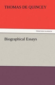 portada biographical essays (en Inglés)