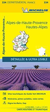 portada Michelin Carte Alpes-De-Haute-Provence, Hautes-Alpes Michelin