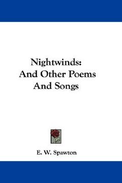 portada nightwinds: and other poems and songs (en Inglés)
