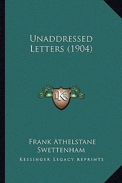portada unaddressed letters (1904) (en Inglés)