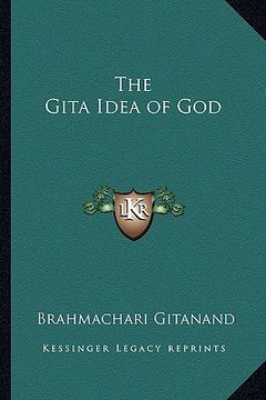 portada the gita idea of god (en Inglés)