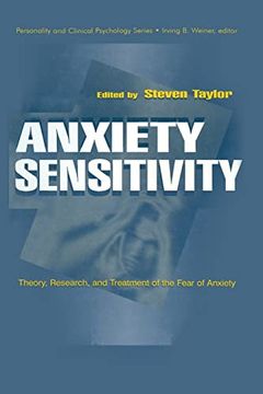 portada Anxiety Sensitivity (en Inglés)