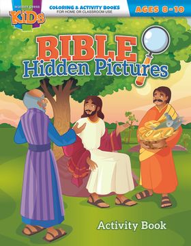 portada Bible Hidden Pictures: Coloring Activity Books - General - Ages 8-10 (en Inglés)