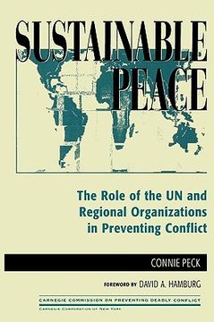 portada sustainable peace: the role of the un and regional organizations in preventing conflict (en Inglés)