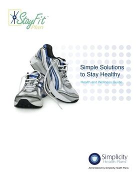 portada simple solutions to stay healthy - health and wellness guide (en Inglés)