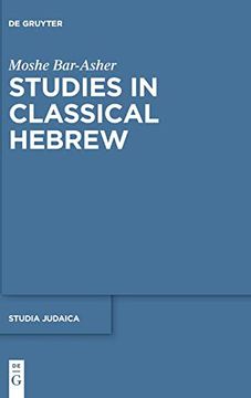 portada Studies in Classical Hebrew (Studia Judaica) (en Inglés)