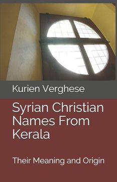 portada Syrian Christian Names From Kerala: Their Meaning and Origin 