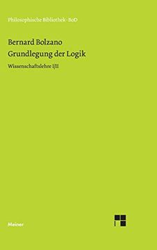 portada Grundlegung der Logik: Wissenschaftslehre i (en Alemán)