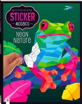portada Kaleidoscope Sticker Mosaics: Neon Nature 