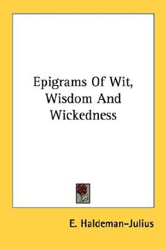 portada epigrams of wit, wisdom and wickedness (in English)