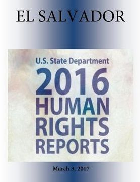 portada EL SALVADOR 2016 HUMAN RIGHTS Report (en Inglés)