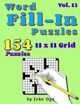 portada Word Fill-In Puzzles: Fill in Puzzle Book, 154 Puzzles: Vol. 13 (en Inglés)