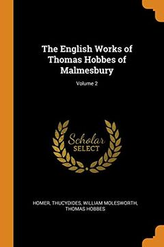 portada The English Works of Thomas Hobbes of Malmesbury; Volume 2 