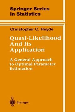 portada quasi-likelihood and its application: a general approach to optimal parameter estimation (en Inglés)
