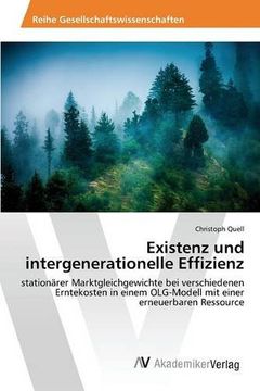 portada Existenz und intergenerationelle Effizienz (German Edition)