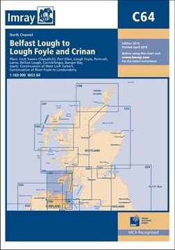 portada Imray Chart C64: North Channel - Belfast Lough to Lough Foyle and Crinan