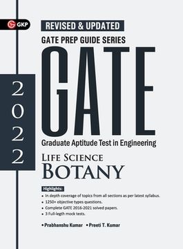 portada Gate 2022: Life Science Botany - Guide by GKP. (en Inglés)