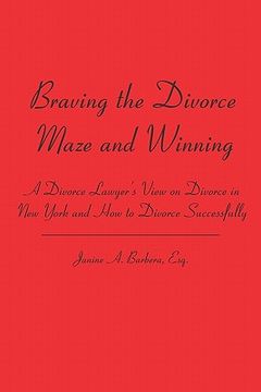 portada braving the divorce maze and winning (in English)