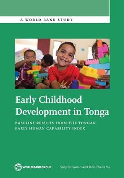 portada Early Childhood Development in Tonga: Baseline Results from the Tongan Early Human Capability Index (in English)
