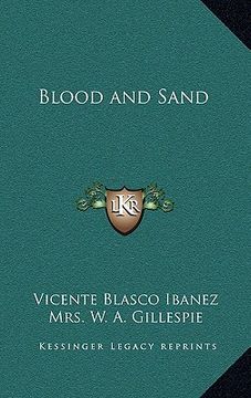 portada blood and sand (in English)