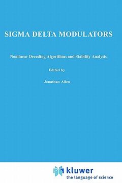 portada sigma delta modulators: nonlinear decoding algorithms and stability analysis (en Inglés)