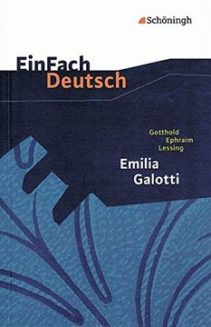 portada Einfach Deutsch: Einfach Deutsch / Lessing / Emilia Galotti