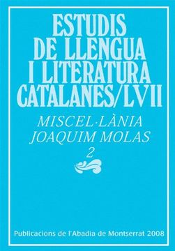 portada Miscel·lània Joaquim Molas, 2 (Estudis de Llengua i Literatura Catalanes)