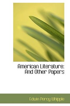 portada american literature: and other papers