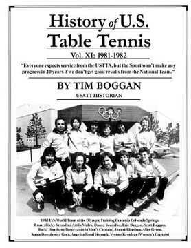 portada History of U.S. Table Tennis Volume 11