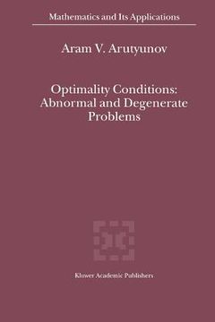 portada optimality conditions: abnormal and degenerate problems (en Inglés)