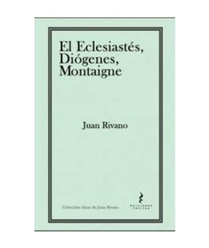 portada El Eclesiastés, Diógenes, Montaigne (in Spanish)