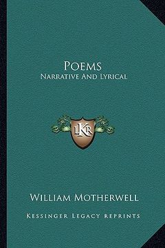 portada poems: narrative and lyrical (en Inglés)