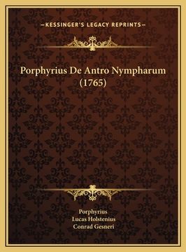 portada Porphyrius De Antro Nympharum (1765) (in Latin)