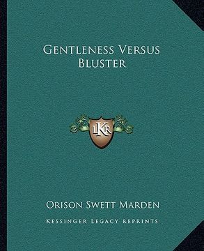 portada gentleness versus bluster (en Inglés)