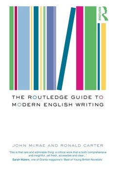 portada the routledge guide to modern english writing (en Inglés)