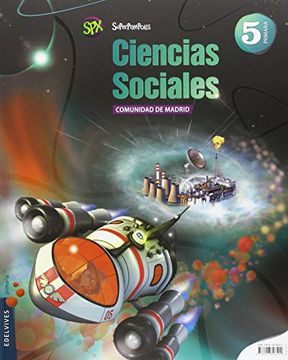 portada Ciencias Sociales 5º Primaria (Comunidad de Madrid) (Superpixépolis)