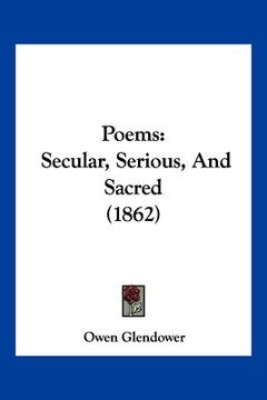 portada poems: secular, serious, and sacred (1862) (en Inglés)