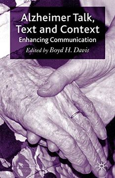 portada Alzheimer Talk, Text and Context: Enhancing Communication (in English)