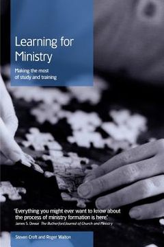 portada learning for ministry: making the most of study and training