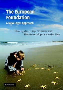portada the european foundation: a new legal approach (in English)