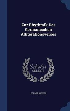 portada Zur Rhythmik Des Germanischen Alliterationsverses
