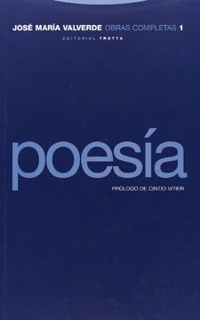 portada Obras Completas Vol. 1: Poesía (Obras Completas de José María Valverde)