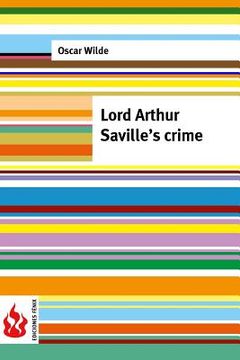 portada Lord Arthur Saville's crime: (low cost). limited edition